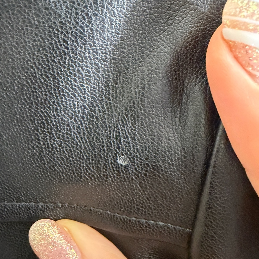 JUICY Couture. Leather jacket with belt. Size XS. - Picture 6 of 6